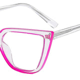 Maxbell Computer Eyewear Eyeglasses Blue Light Blocking Glasses for Women Teens Pink
