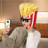 Maxbell French Fries Plush Hat Cosplay Costume Collections for Housewarming Party