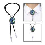 Maxbell Bolo Tie Women Men Western Cowboy PU Necktie Halloween Costume Accessories