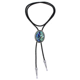 Maxbell Retro Mens Bolo Tie Necktie Western Oval Necklace Shirt Stone Jazz Hat