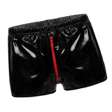 Maxbell Patent Leather Panties Lingerie Mens Bikini Swimwear Underpants Shiny Open M