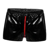 Maxbell Patent Leather Panties Lingerie Mens Bikini Swimwear Underpants Shiny Open L