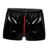 Maxbell Patent Leather Panties Lingerie Mens Bikini Swimwear Underpants Shiny Open XL