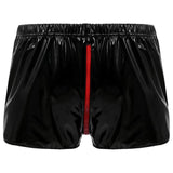 Maxbell Patent Leather Panties Lingerie Mens Bikini Swimwear Underpants Shiny Open XL
