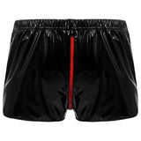 Maxbell Patent Leather Panties Lingerie Mens Bikini Swimwear Underpants Shiny Open 2XL