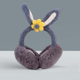 Maxbell Winter Warm Earmuffs Headband Cute Comfortable Adjustable for Women Girls Blue
