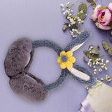 Maxbell Winter Warm Earmuffs Headband Cute Comfortable Adjustable for Women Girls Blue