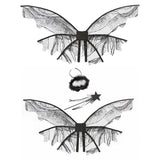 Maxbell Fairy Wing Costume Fancy Dress Birthday Party Child Cherub Prop Bat Wing 1 Wing