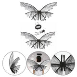 Maxbell Fairy Wing Costume Fancy Dress Birthday Party Child Cherub Prop Bat Wing 1 Wing