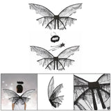 Maxbell Fairy Wing Costume Fancy Dress Birthday Party Child Cherub Prop Bat Wing 1 Wing