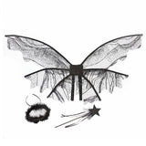 Maxbell Fairy Wing Costume Fancy Dress Birthday Party Child Cherub Prop Bat Wing 1 Set