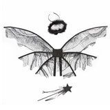 Maxbell Fairy Wing Costume Fancy Dress Birthday Party Child Cherub Prop Bat Wing 1 Set