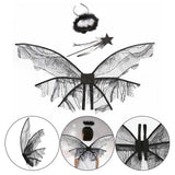 Maxbell Fairy Wing Costume Fancy Dress Birthday Party Child Cherub Prop Bat Wing 1 Set