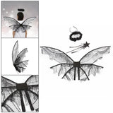 Maxbell Fairy Wing Costume Fancy Dress Birthday Party Child Cherub Prop Bat Wing 1 Set