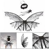 Maxbell Fairy Wing Costume Fancy Dress Birthday Party Child Cherub Prop Bat Wing 1 Set