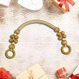 Maxbell Wooden Bead Bag Handle 48cm Bag Strap Purse Handles Strap Replacement DIY Wood