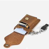 Maxbell Waist Bag Pouch Carrying Case for Men Belt Loop Phone Holster for Outdoor  Brown