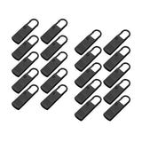 Maxbell Repair Zipper Pulls Zipper Pull Replacement Heavy Duty for Backpacks Purses N109 black