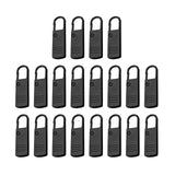 Maxbell Repair Zipper Pulls Zipper Pull Replacement Heavy Duty for Backpacks Purses N109 black