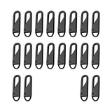 Maxbell Repair Zipper Pulls Zipper Pull Replacement Heavy Duty for Backpacks Purses N203 black