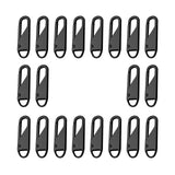 Maxbell Repair Zipper Pulls Zipper Pull Replacement Heavy Duty for Backpacks Purses N203 black