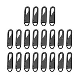 Maxbell Repair Zipper Pulls Zipper Pull Replacement Heavy Duty for Backpacks Purses N203 black