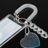 Maxbell Photocard Holder Photo Sleeves ID Card Case Vertical for Name Card Blue