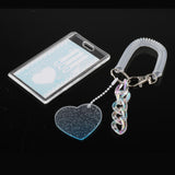 Maxbell Photocard Holder Photo Sleeves ID Card Case Vertical for Name Card Blue