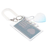 Maxbell Photocard Holder Photo Sleeves ID Card Case Vertical for Name Card Blue