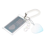 Maxbell Photocard Holder Photo Sleeves ID Card Case Vertical for Name Card Blue