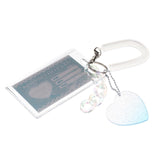 Maxbell Photocard Holder Photo Sleeves ID Card Case Vertical for Name Card Blue