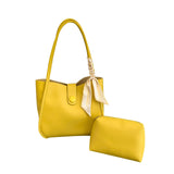 Maxbell Fashion Shoulder Bag Large Capacity Wallet Gifts for Work Shopping Beach Yellow