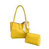 Maxbell Fashion Shoulder Bag Large Capacity Wallet Gifts for Work Shopping Beach Yellow