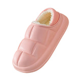 Maxbell Winter Waterproof Slippers Easy to Clean for Indoor Outdoor Home Women 40 41 Pink