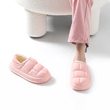 Maxbell Winter Waterproof Slippers Easy to Clean for Indoor Outdoor Home Women 40 41 Pink