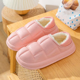 Maxbell Winter Waterproof Slippers Easy to Clean for Indoor Outdoor Home Women 40 41 Pink