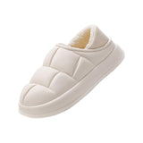 Maxbell Winter Waterproof Slippers Easy to Clean for Indoor Outdoor Home Women 40 41 White