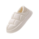 Maxbell Winter Waterproof Slippers Easy to Clean for Indoor Outdoor Home Women 40 41 White