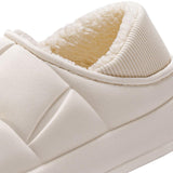 Maxbell Winter Waterproof Slippers Easy to Clean for Indoor Outdoor Home Women 40 41 White