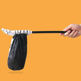 Maxbell Large Halloween Candy Bag Party Decor with Handle Basket Hand Prop Bar Black