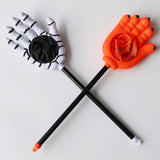 Maxbell Large Halloween Candy Bag Party Decor with Handle Basket Hand Prop Bar Black