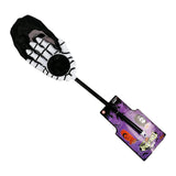 Maxbell Large Halloween Candy Bag Party Decor with Handle Basket Hand Prop Bar Black