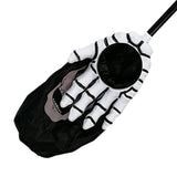 Maxbell Large Halloween Candy Bag Party Decor with Handle Basket Hand Prop Bar Black