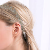 Maxbell Wedding Headband Hair Accessories Chain Headpiece for Homecomings Birthday