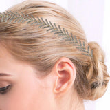 Maxbell Wedding Headband Hair Accessories Chain Headpiece for Homecomings Birthday