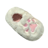 Maxbell Cute Winter Slippers Indoor On Warm Adults Fall Kids L White