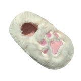 Maxbell Cute Winter Slippers Indoor On Warm Adults Fall Kids L White