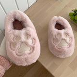 Maxbell Cute Winter Slippers Indoor On Warm Adults Fall Kids L Pink