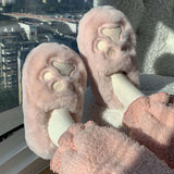 Maxbell Cute Winter Slippers Indoor On Warm Adults Fall Kids L Pink