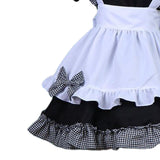 Maxbell Maid Costume Women Girls White Apron Dress Maid Dress Gothic Lolita Dresses XXL